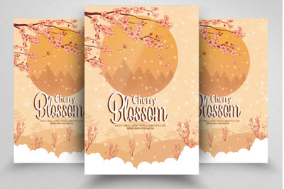 Cherry Blossom Flyer Template