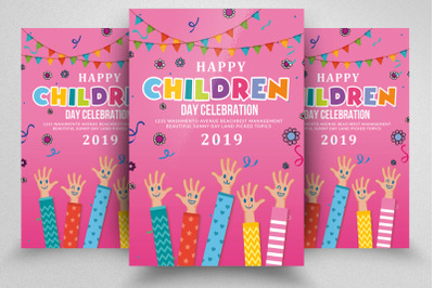 Happy Children Celebration Day Flyer