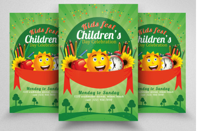 Kids Summer Camp Flyer Template