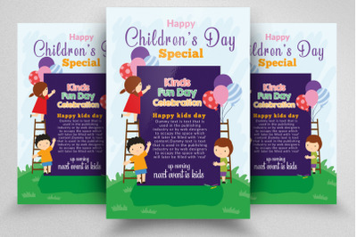 Children Summer Camp Flyer Template