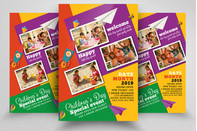 Childcare - Daycare - Children Flyer Template