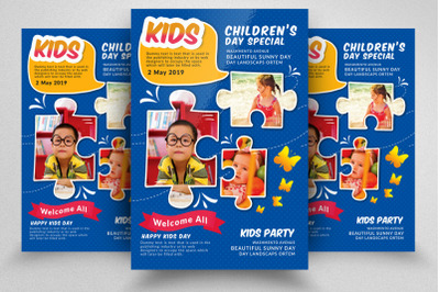 Kids Daycare Flyer Template