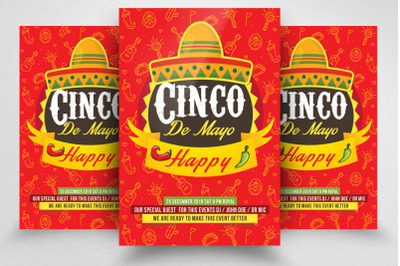 Cinco De Mayo Flyer Template