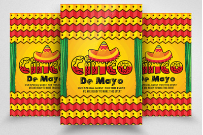 Cinco De Mayo Flyer Template