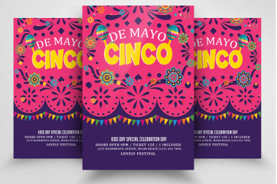 Cinco De Mayo Flyer Template