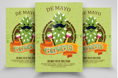 Cinco De Mayo Flyer Template