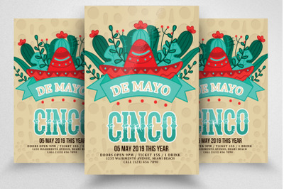 Cinco De Mayo Flyer Template