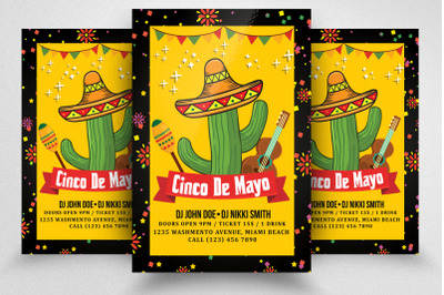 Cinco De Mayo Flyer Template