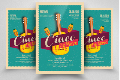 Cinco De Mayo Flyer Template