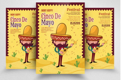 Cinco De Mayo Flyer Template