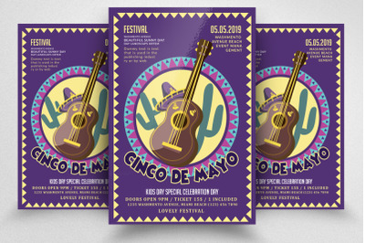 Cinco De Mayo Flyer Template