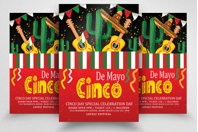 Cinco De Mayo Flyer Template