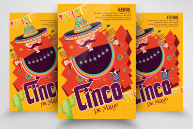 Cinco De Mayo Flyer Template