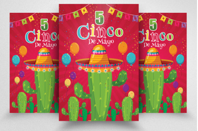 Cinco De Mayo Flyer Template