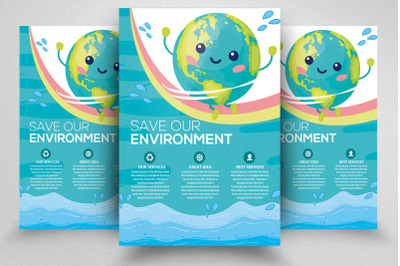 Save Our  Environment / Earth Day Flyer