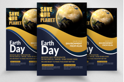 Earth Day Festival Flyer Template