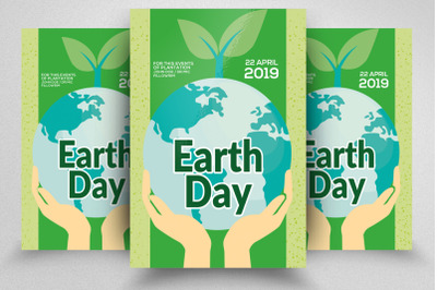 Earth Day Celebration Flyer Template