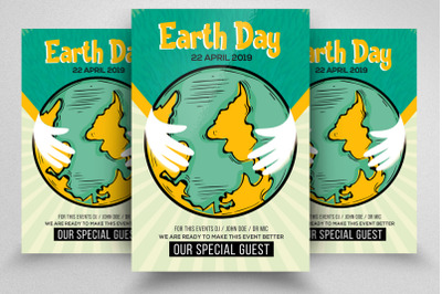 Earth Day Flyer Template