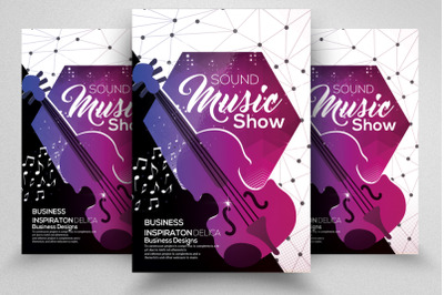 Music Show Party Flyer Template