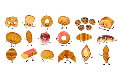 funny bakery, bakery characters PNG JPEG VECTOR