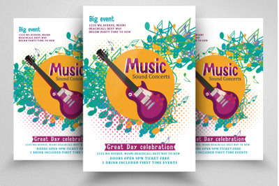 Music Sound Flyer Template