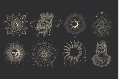 Space Symbols Set