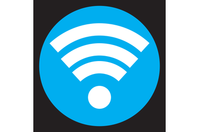 Wifi icon flat design vector