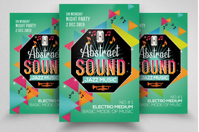 Music Sound Party Flyer Template