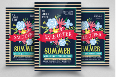 Big Discount Sale Offer Flyer Template