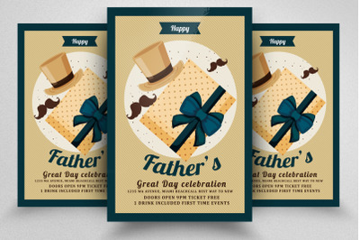 Father&amp;&23;039;s Day Flyer Template