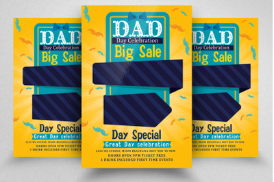 Father&#039;s Day Big Sale Offer Flyer / Poster