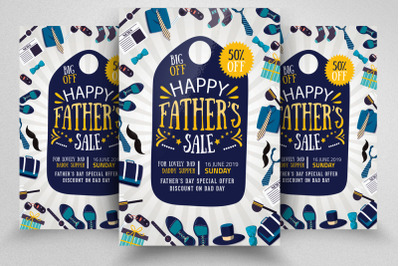 Fathers Day Big Sale Offer Flyer