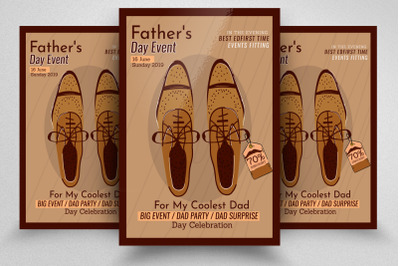 Father&#039;s Day Event  Flyer Template