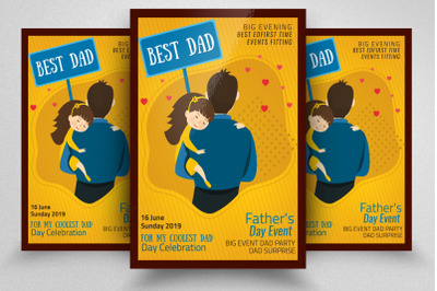 Father&amp;&23;039;s Day Flyer Template