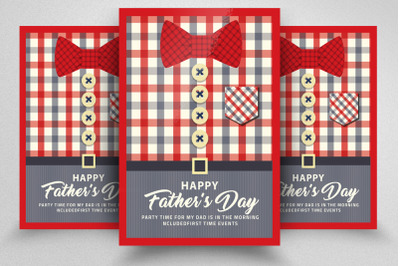 Happy Father&amp;&23;039;s Day Flyer Template