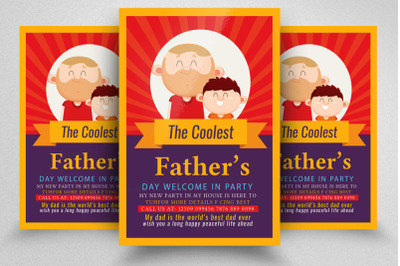 Father&amp;&23;039;s Day Celebration Flyer Template