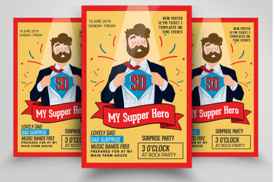 Fathers Day Event Flyer Template