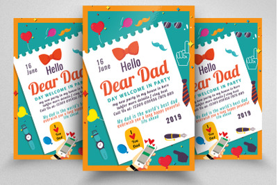 Father&#039;s Day Event  Flyer Template