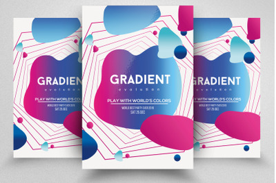 Gradient Electro Flyer Template