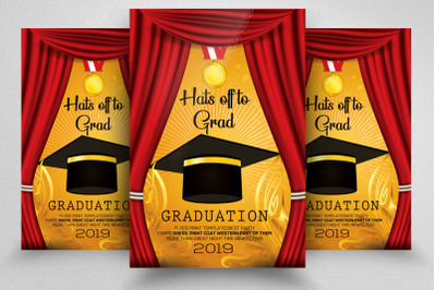 Graduation Party Flyer Template