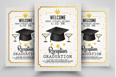 Graduation Party Flyer Template