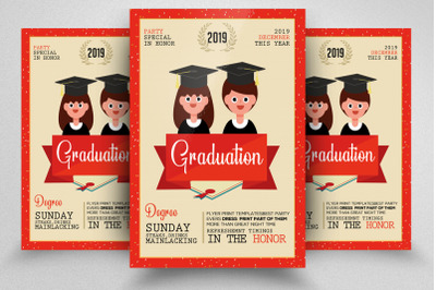 Graduation Invitation Flyer / Poster