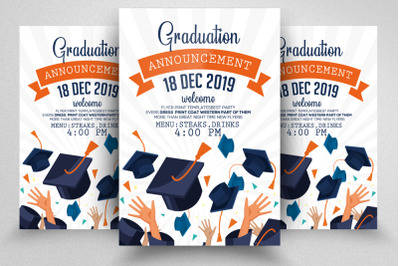 Graduation Announcement Party Flyer