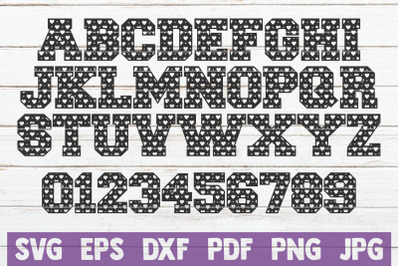 Heart Alphabet SVG Cut File