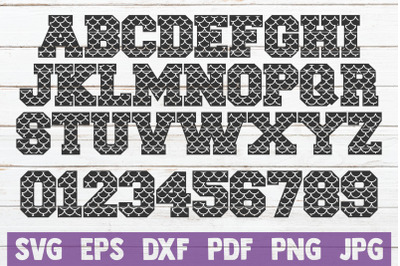Mermaid Alphabet SVG Cut File