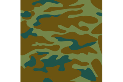 Camouflage pattern background seamless vector illustration. Classic