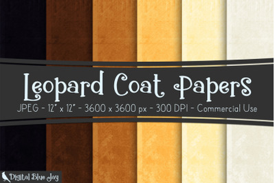 Leopard Coat Digital Papers