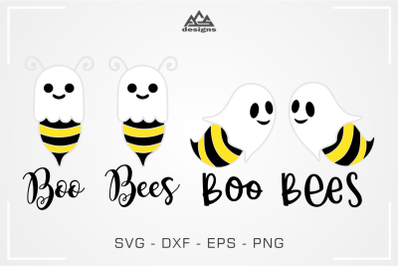 Boo Bee Halloween Svg Design