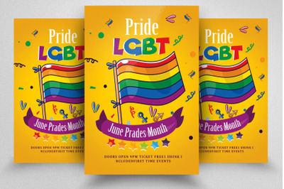 LGBT Pride Event Flyer Template