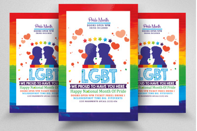 LGBT Pride Month Flyer / Poster